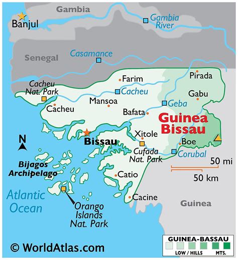 Guinea Bissau Maps And Facts World Atlas