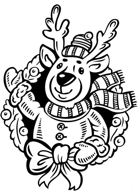 Some of the coloring page names are a sweet christmas wreath for hanging decor coloring online coloring, wreath ornament activity, christmas wreath coloring christmas coloring christmas pictures to color, christmas wreaths. 30 Free Christmas Wreath Coloring Pages Printable