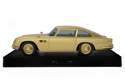 Gold Aston Martin Db5 Model Honors 50 Years Since Goldfinger