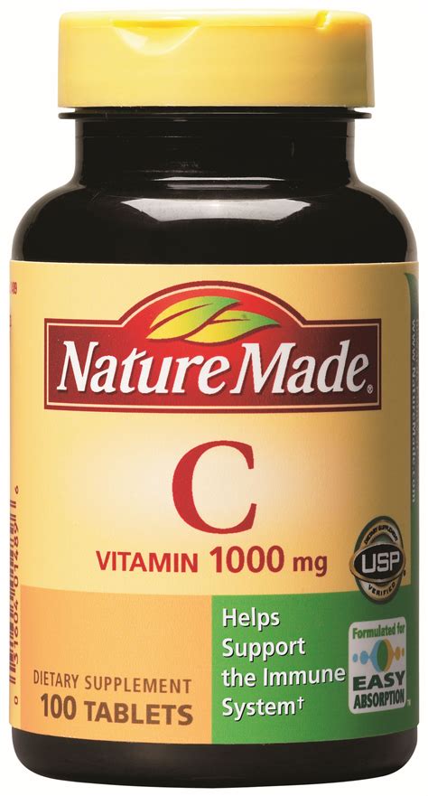Vitamin c adalah vitamin yang larut dalam air yang membantu melawan radikal bebas, yang dapat menyebabkan stres oksidatif dan penuaan dini sel. Nature Made Vitamin C 1000 mg, 100 Tablets - Health ...