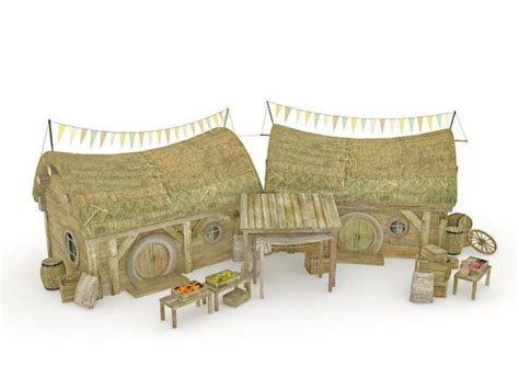 Hobbit House Free 3d Model Max Open3dmodel