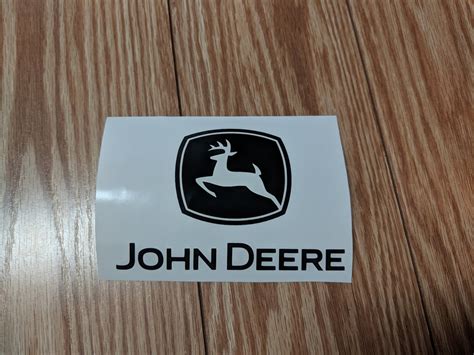 John Deere Vinyl Decal Sticker Etsy