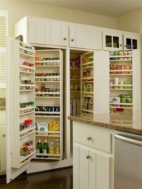 Kitchen Tall Wood Kitchen Storage Cabinet With Doors For Pantry Terrific Kitchen Storage
