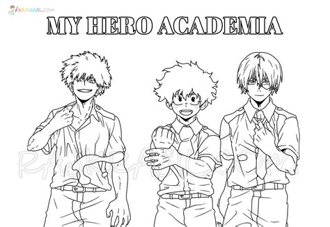 Dibujos De My Hero Academia Para Colorear 80 Imágenes Para Imprimir