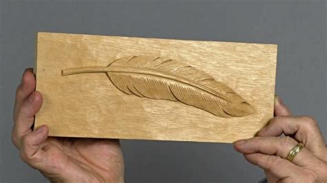 Low Relief Feather Blog Woodcarving Workshops