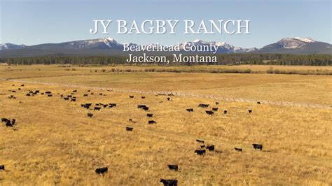 Luxury Ranch Near Jackson Montana Youtube