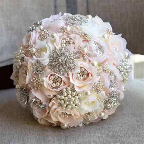 Maybe you would like to learn more about one of these? Handmade Round Blush Bridal Bouquet Teardrop Butterfly ...
