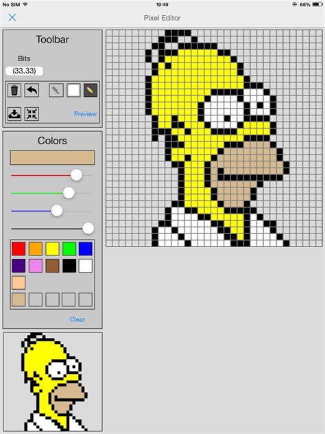 Github Sebastianjarsvepythonista Pixel Editor A Simple Pixel Art