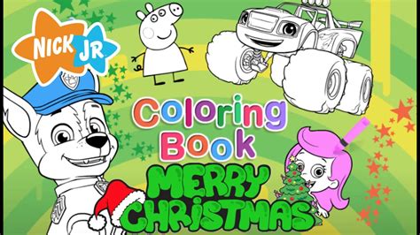 Coloring pages featuring paw patrol, shimmer and shine, blaze, teenage mutant ninja turtles, spongebob, and more. Christmas Coloring Book - NEW Nick Jr FULL GAME HD Episode ...
