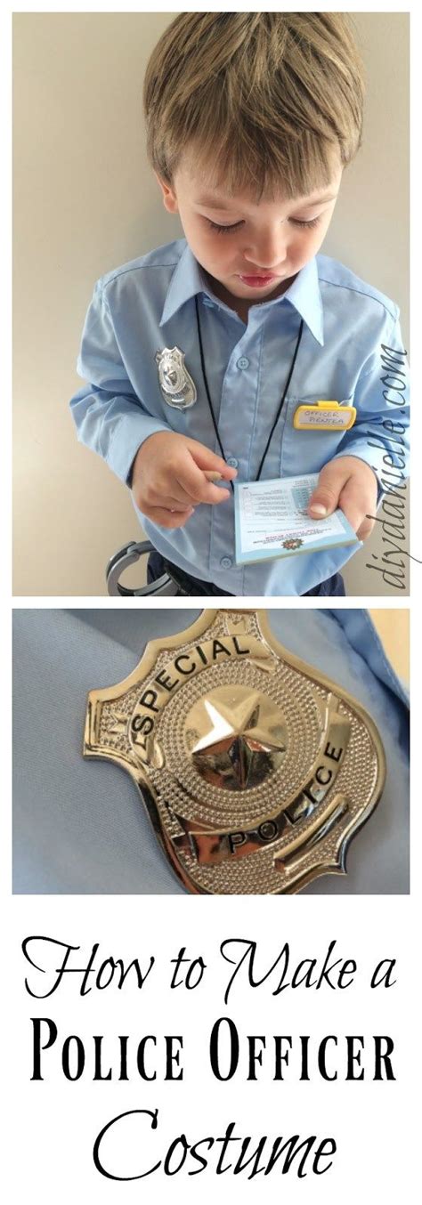 Easy Diy Kids Cop Costume Diy Danielle® Police Costume Kids Cop