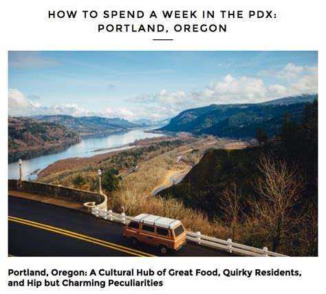 How To Spend A Week In The Pdx Portland Oregon Om In Bloom Blog