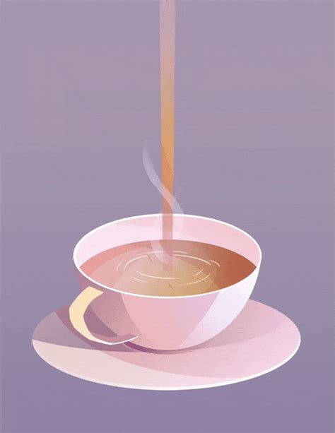 гифок чая Красивые чашки чая на GIF анимациях USAGIF com