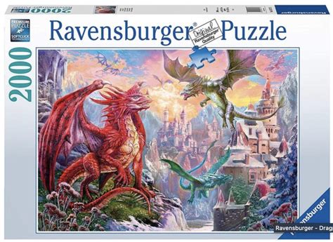 Ravensburger 2000 Piece Jigsaw Puzzle Dragonland Puzzlesnz
