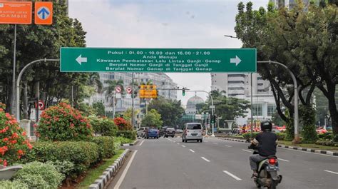 Ganjil Genap Jakarta Mulai Kapan Ini Jadwal Dan Daftar Ruas Jalannya