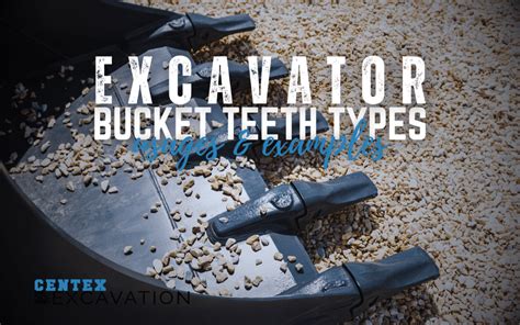 Excavator Bucket Teeth Types Usages And Examples Centex Excavation