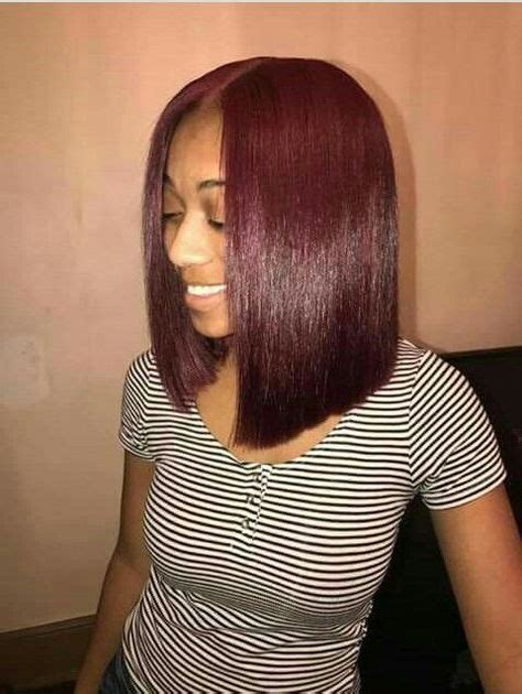 Burgundy Lace Front Bob Wigs Short Wigs African American Bobs Code