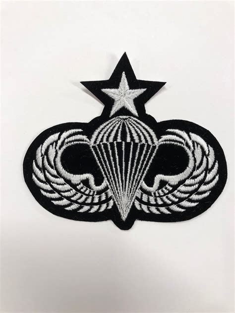 Senior Paratrooper Wings Patch Fort Campbell Historical Foundation