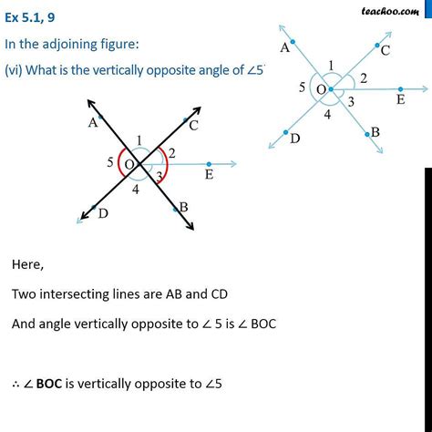 Question 1 In The Figure I Is Angle 1 Adjacent To 2 Ii Is Aoc