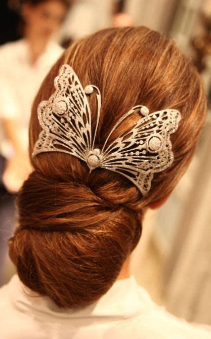 Adorable Butterfly Hair Bridal Hair Inspiration Haute Hair