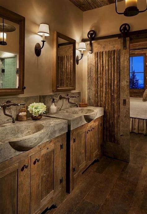 Arredamento per bagni rustici, country e alla provenzale