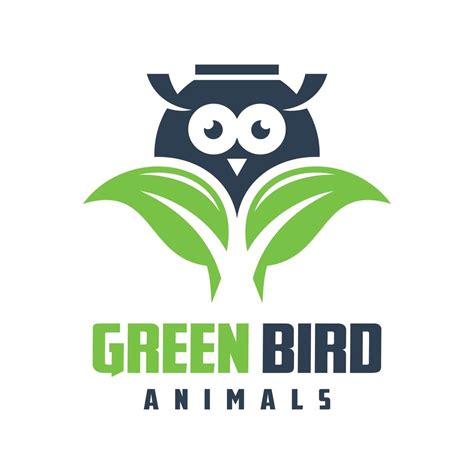 Green Bird Logo Design 4987724 Vector Art At Vecteezy