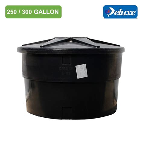 250300 Gallon Deluxe Polyethylene Round Type Water Tank Tangki Air