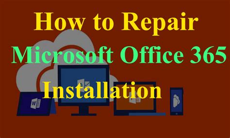 I have to uninstall the application and reinstall my office 2016. How to Repair Microsoft Office 365 Installation - Ms ...
