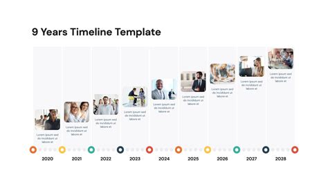 9 Years Free Timeline Template For Powerpoint 🔥 Free Download Now