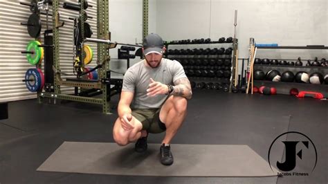 Half Kneeling Squat Tutorial Youtube