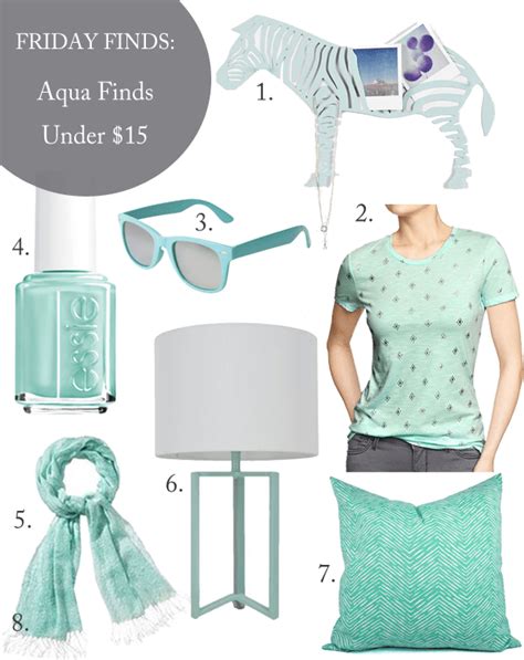 Friday Finds 15 Aqua Under 15 Preciously Paired