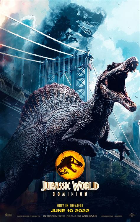 Jurassic World Dominion Poster Spinosaurio 2022 Jurassic World Jurassic World Wallpaper