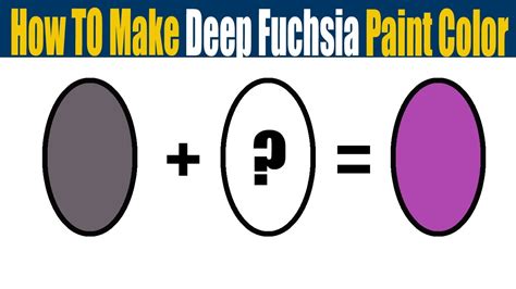 How To Make Deep Fuchsia Color What Color Mixing To Make Deep Fuchsia