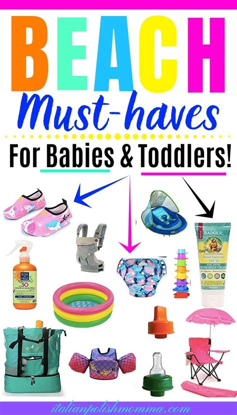 Top 13 Beach Essentials For Babies And Toddlers Italianpolishmomma