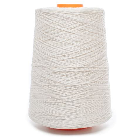 Linen Yarn Cones Flax Thread White 123ply Euroflax Linen Yarn