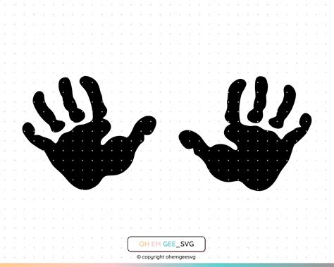 Baby Hand Print Svg Toddler Print Clipart Baby Hands Png Etsy In 2022