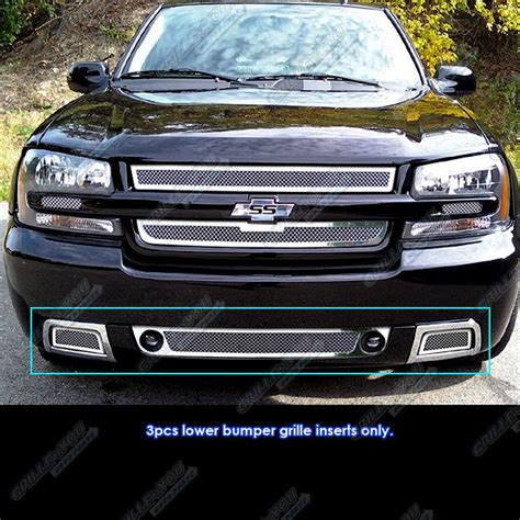Compatible With 06 09 Chevy Trailblazer Ss Lower Bumper Mesh Grille