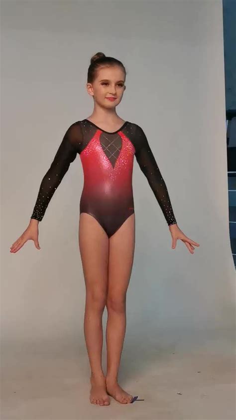 Oem Custom Gymnastics Long Sleeve Leotards Uniform Sublimation School