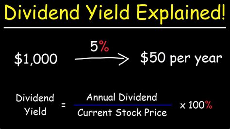 The Dividend Yield Basic Overview Youtube
