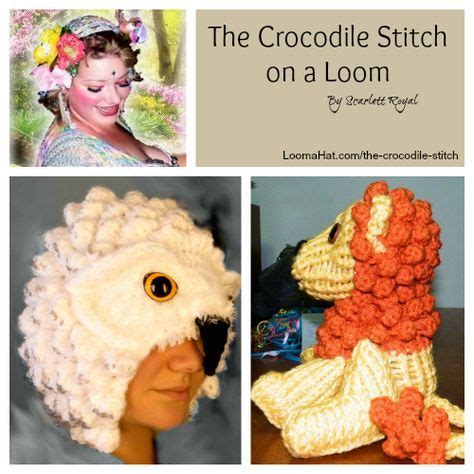 Pagespublic figureartistknitting and crochetvideostunisian crochet half double stitch. Free Loom Knit Pattern and Video of the Crocodile Stitch ...