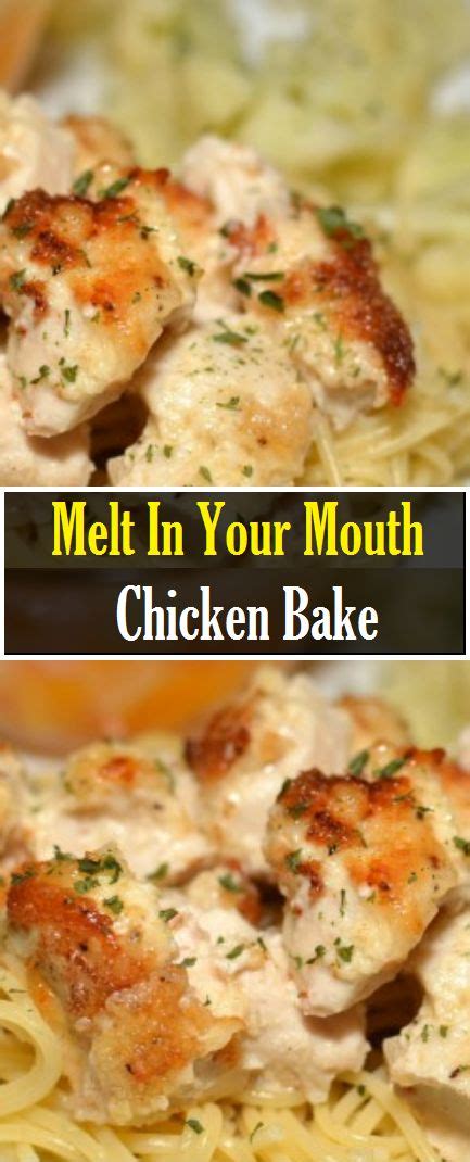 Stir in the confectioners' sugar, cornstarch, and flour. Melt In Your Mouth Chicken Bake Ingrédiénts 1 lb chickén ...
