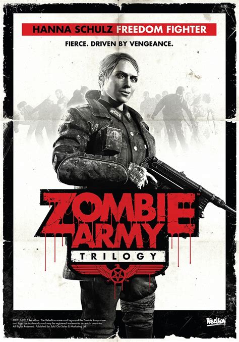 Zombie Army Trilogy Gets Character Promo Posters For Its Japanese