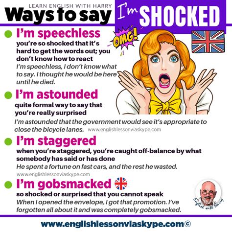 Ways To Say Im Shocked In English • Speak Better English With Harry 👴