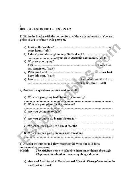 English Worksheets Present Continuous