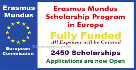 Erasmus Mundus Scholarship Program 2024 In Europe Fully Funded