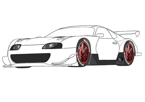 45 Realistic Sports Car Coloring Pages