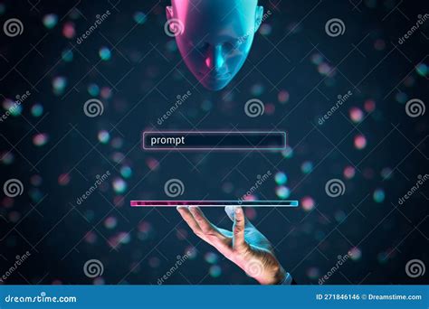 Artificial Intelligence Ai Concept With Prompt Stock Photo Image Of
