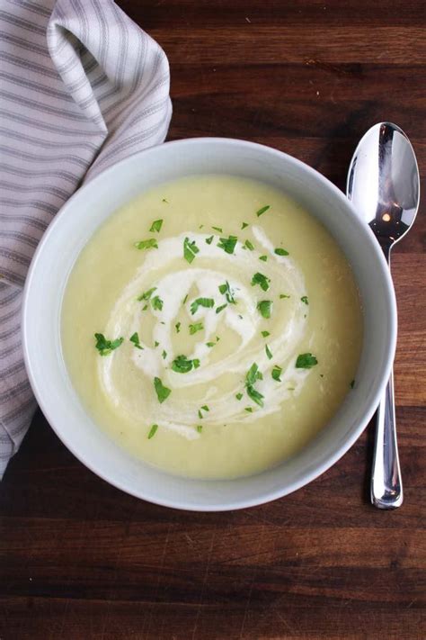 This Easy Creamy Dreamy Leek And Potato Soup Is Ready In Under