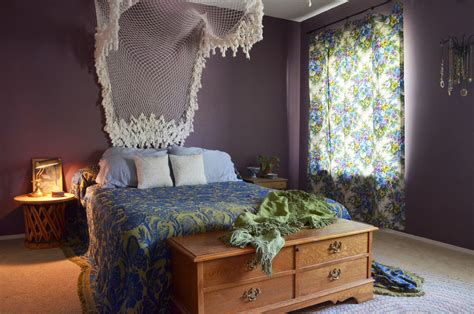 A boho chic atmosphere is mostly created with the help of fabric: 65 Refined Boho Chic Bedroom Designs - DigsDigs