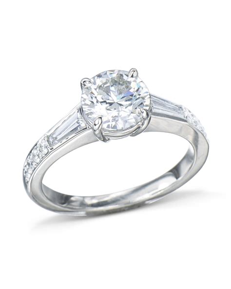 Classic Platinum Diamond Engagement Ring Turgeon Raine