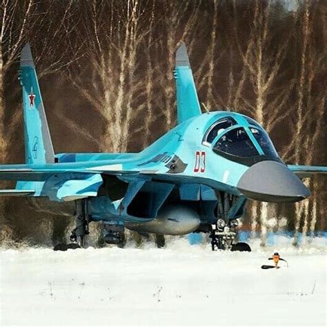 Sukhoi Su 34 Fullback Tactical Attack Aircraft Of Russian Air Force